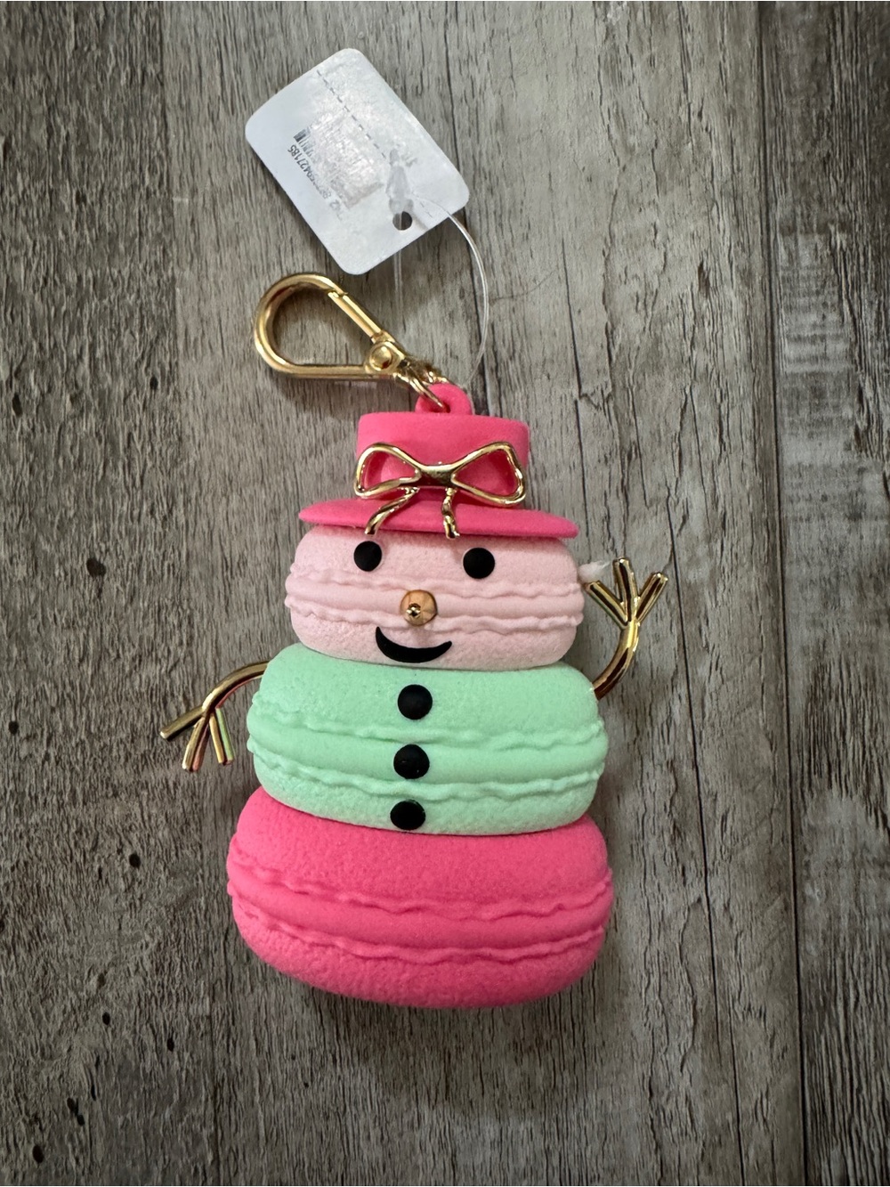 Bath and Body works Macaron Snowman Sanitizer Holder